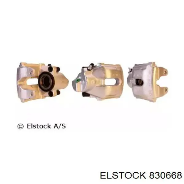 830668 Elstock суппорт тормозной передний правый