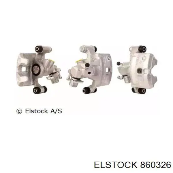 86-0326 Elstock суппорт тормозной задний левый
