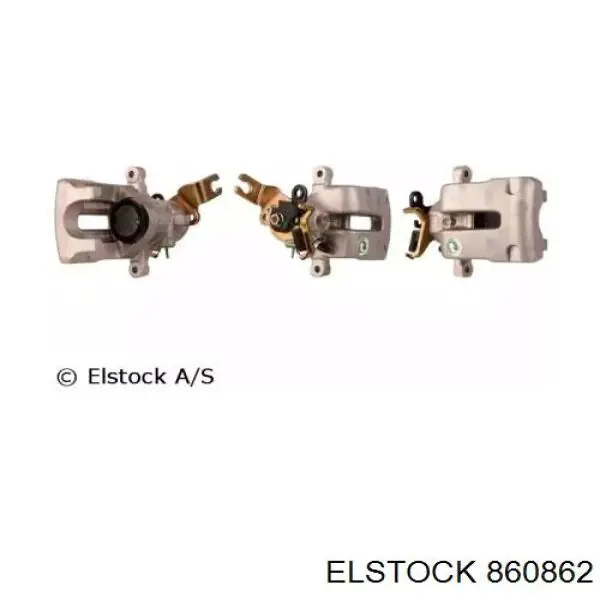 86-0862 Elstock суппорт тормозной задний левый