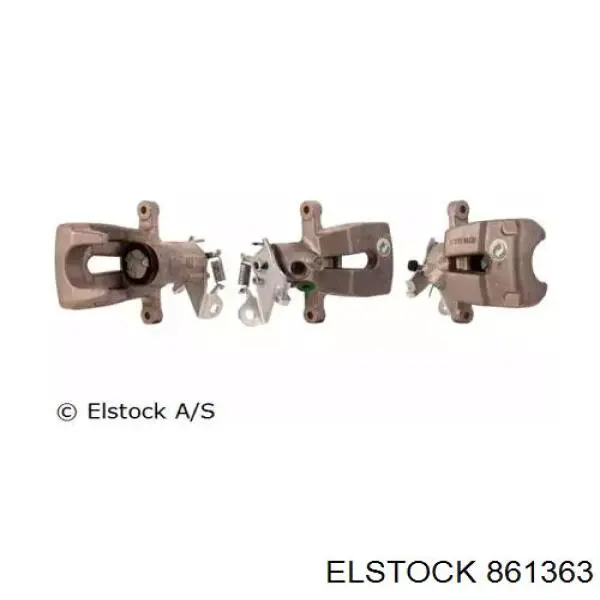86-1363 Elstock суппорт тормозной задний левый