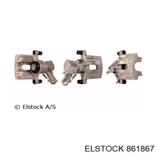 861867 Elstock суппорт тормозной задний левый