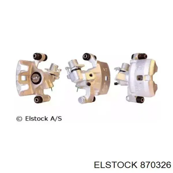 87-0326 Elstock суппорт тормозной задний правый