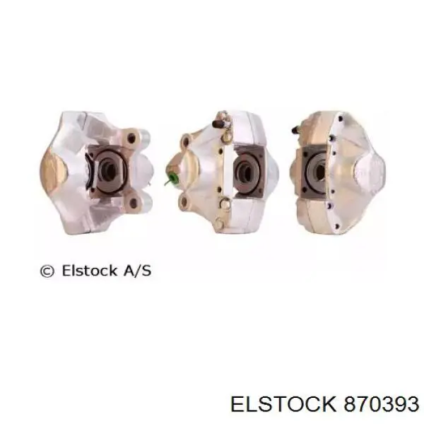 87-0393 Elstock суппорт тормозной задний правый