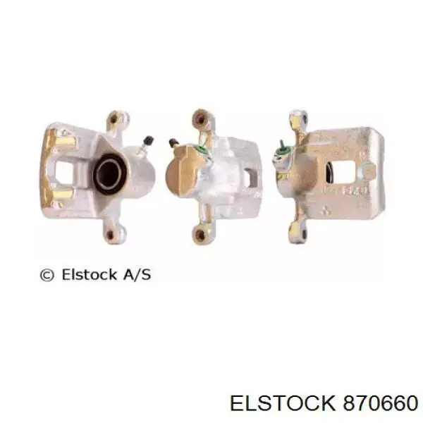 87-0660 Elstock суппорт тормозной задний правый