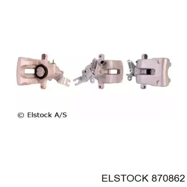 87-0862 Elstock суппорт тормозной задний правый