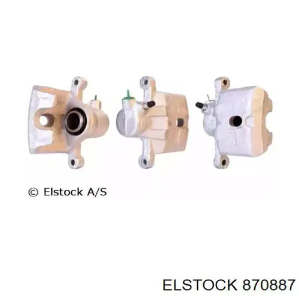 87-0887 Elstock суппорт тормозной задний правый