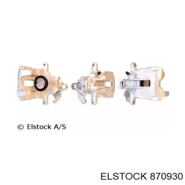 870930 Elstock суппорт тормозной задний правый