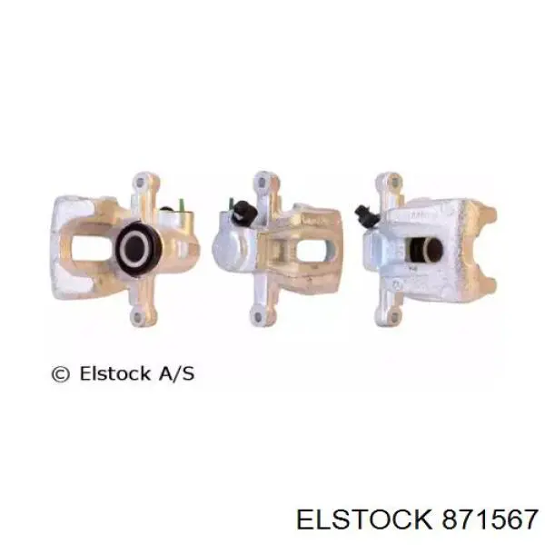 87-1567 Elstock суппорт тормозной задний правый