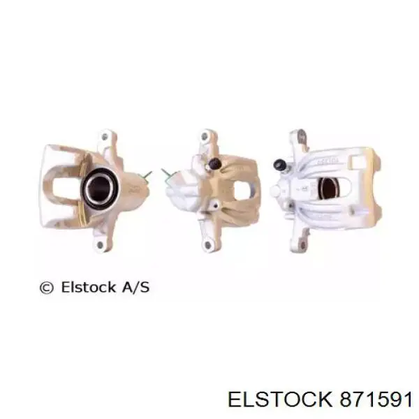 87-1591 Elstock суппорт тормозной задний правый