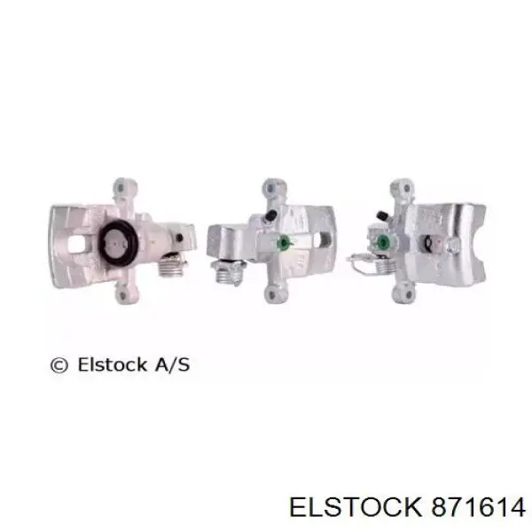 87-1614 Elstock суппорт тормозной задний правый