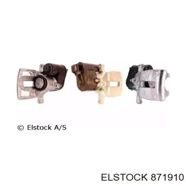 87-1910 Elstock суппорт тормозной задний правый