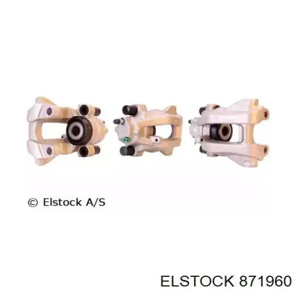 871960 Elstock суппорт тормозной задний правый