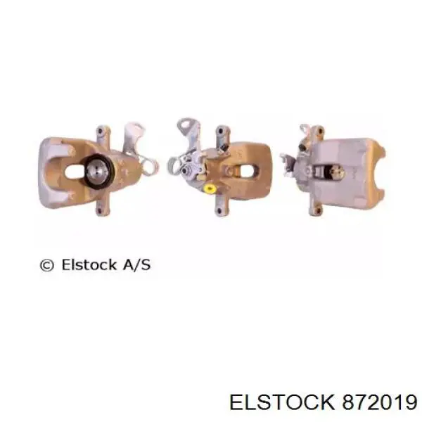 87-2019 Elstock суппорт тормозной задний правый