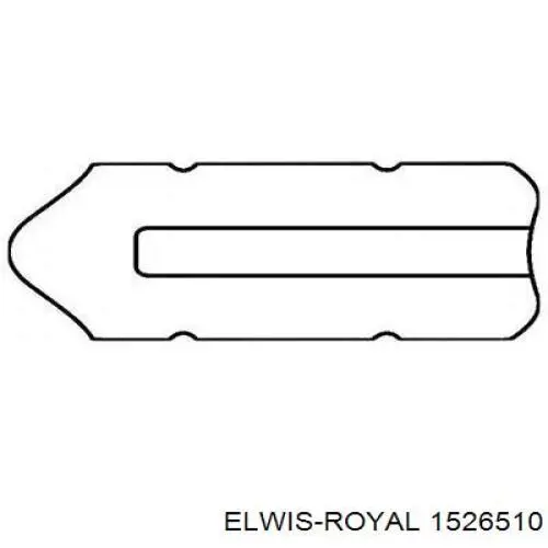 Junta de la tapa de válvulas del motor 1526510 Elwis Royal