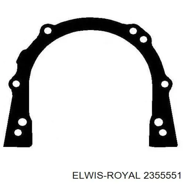 Junta de tapa trasera de cigüeñal 2355551 Elwis Royal