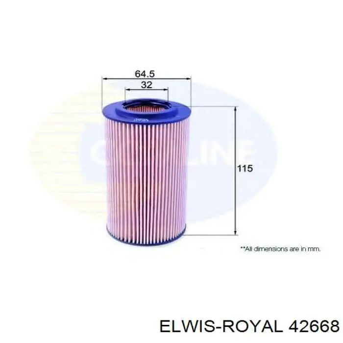 Прокладка ГБЦ 42668 Elwis Royal