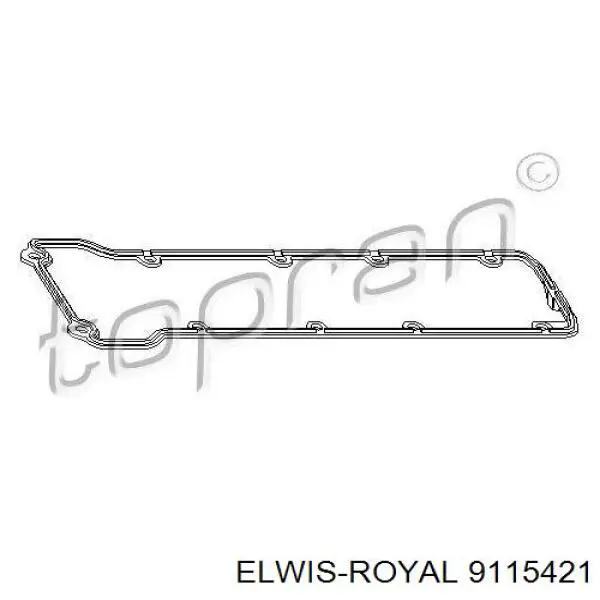 Junta de la tapa de válvulas del motor 9115421 Elwis Royal