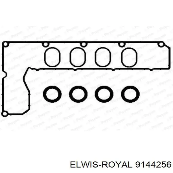 Juego de Juntas, Tapa de culata de cilindro, Anillo de junta 9144256 Elwis Royal