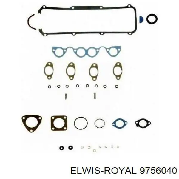 9756040 Elwis Royal комплект прокладок двигателя верхний