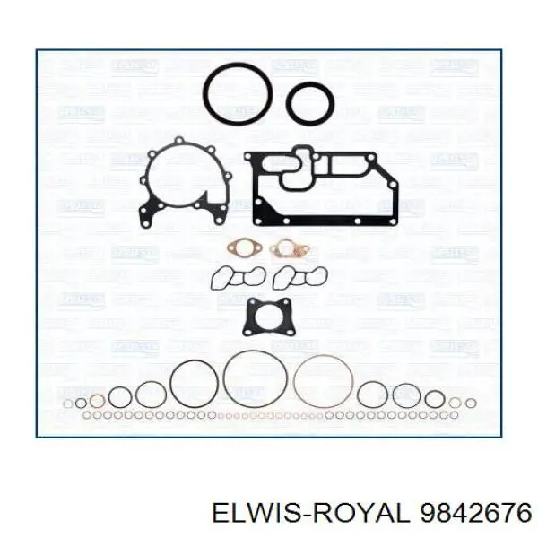 Верхний комплект прокладок двигателя Elwis Royal 9842676 цена, от 51.40 USD