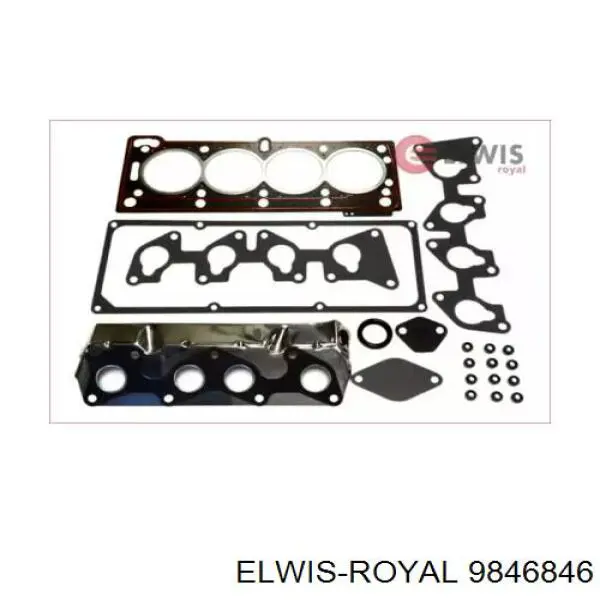 9846846 Elwis Royal комплект прокладок двигателя верхний