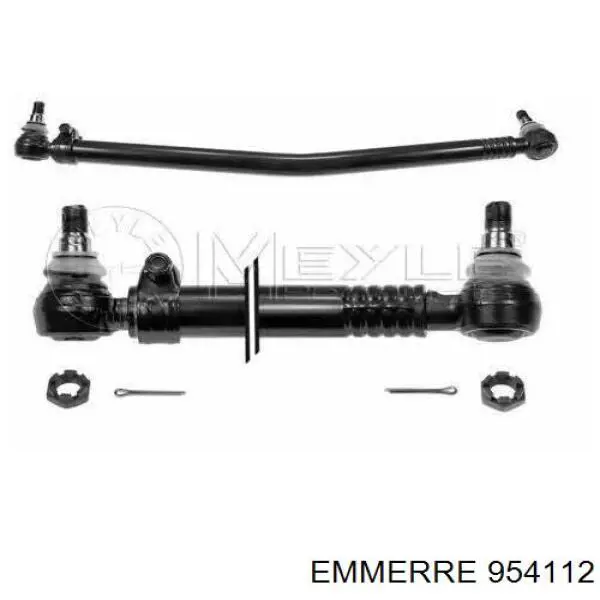 Наконечник центральной рулевой тяги левый 954112 Emmerre