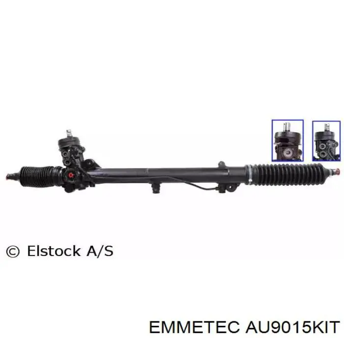 AU9015KIT Emmetec ремкомплект рулевой рейки (механизма, (ком-кт уплотнений))
