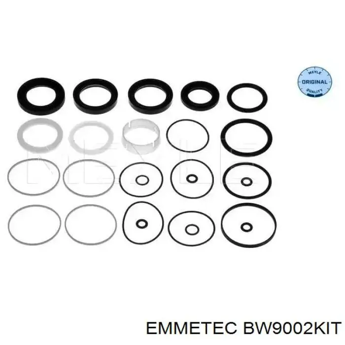 Ремкомплект рулевой рейки (механизма), (ком-кт уплотнений) EMMETEC BW9002KIT