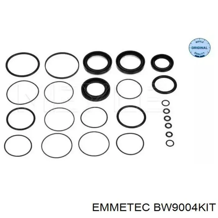 BW9004KIT Emmetec ремкомплект рулевой рейки (механизма, (ком-кт уплотнений))
