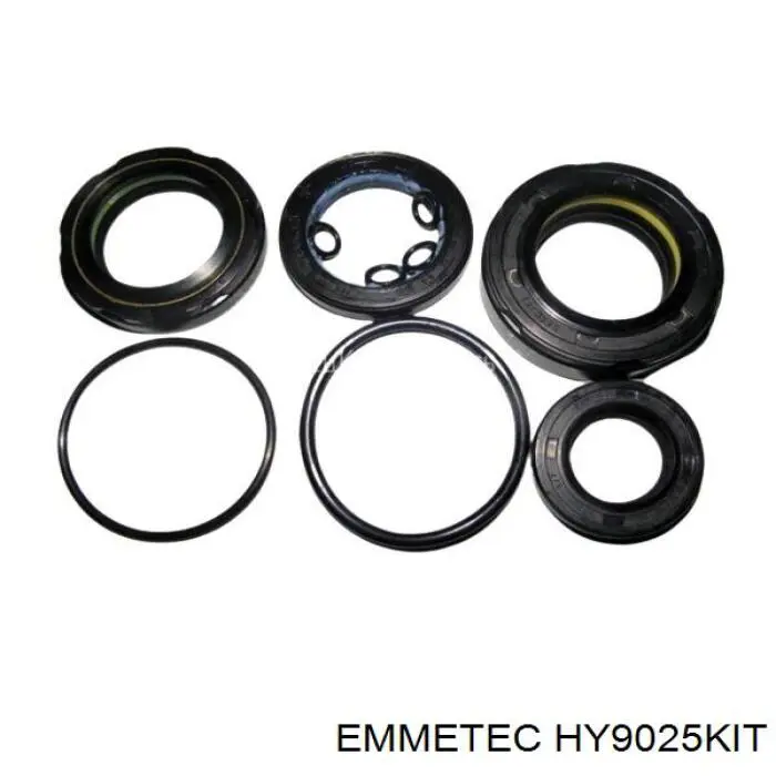 HY9025KIT Emmetec ремкомплект рулевой рейки (механизма, (ком-кт уплотнений))