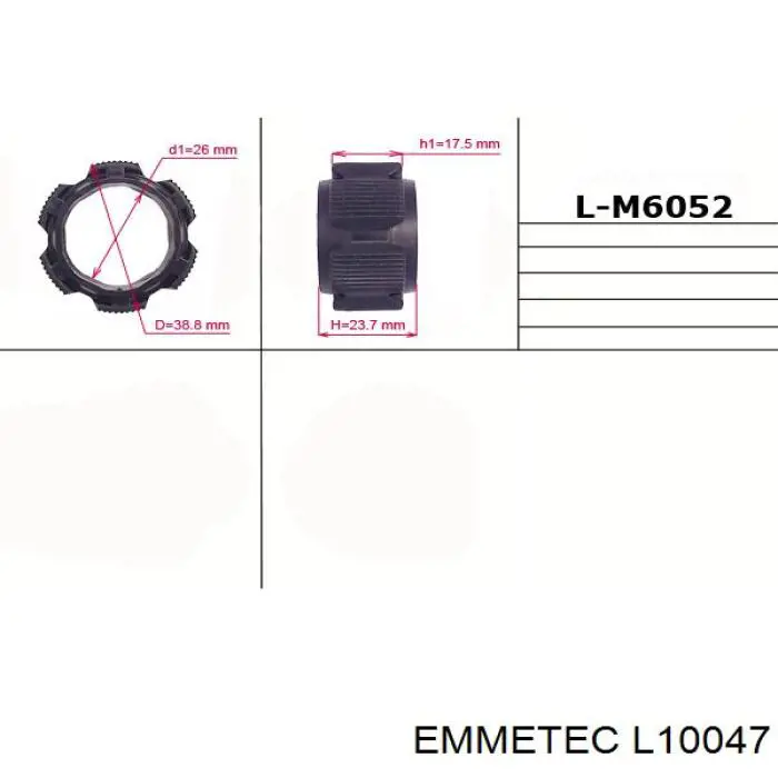  Emmetec L10047 цена, от 4.02 USD