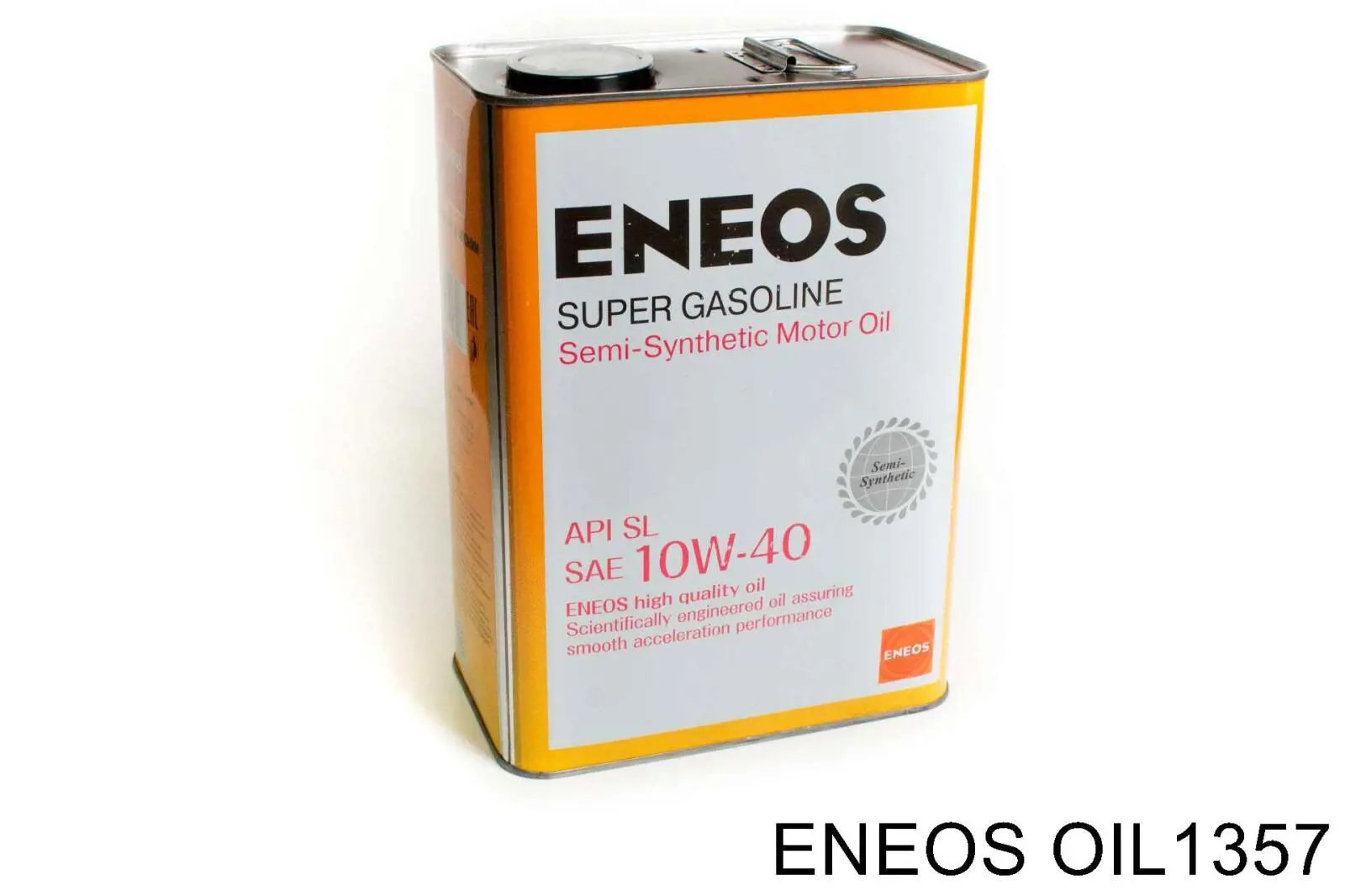 Моторное масло Eneos SUPER GASOLINE SL 10W-40 Полусинтетическое 4л (OIL1357)