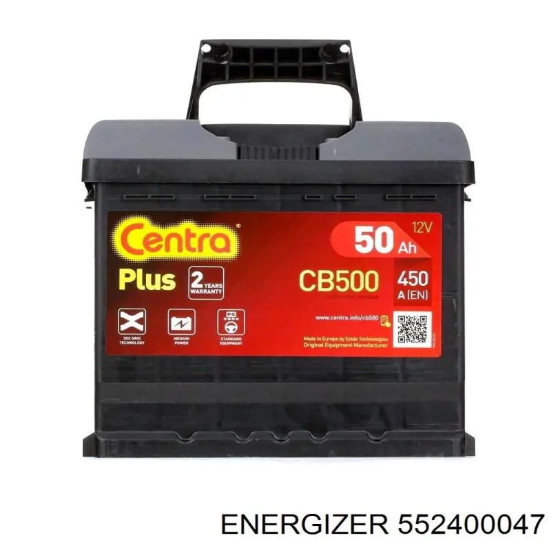 Купить Аккумулятор Energizer 55 А/ч (552400047)