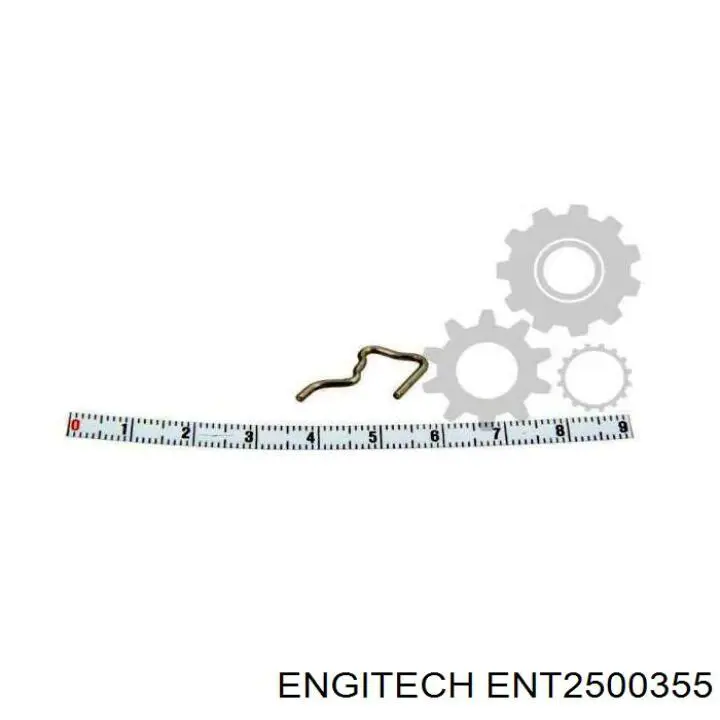 Скоба фиксации трубок обратки форсунок ENT2500355 Engitech