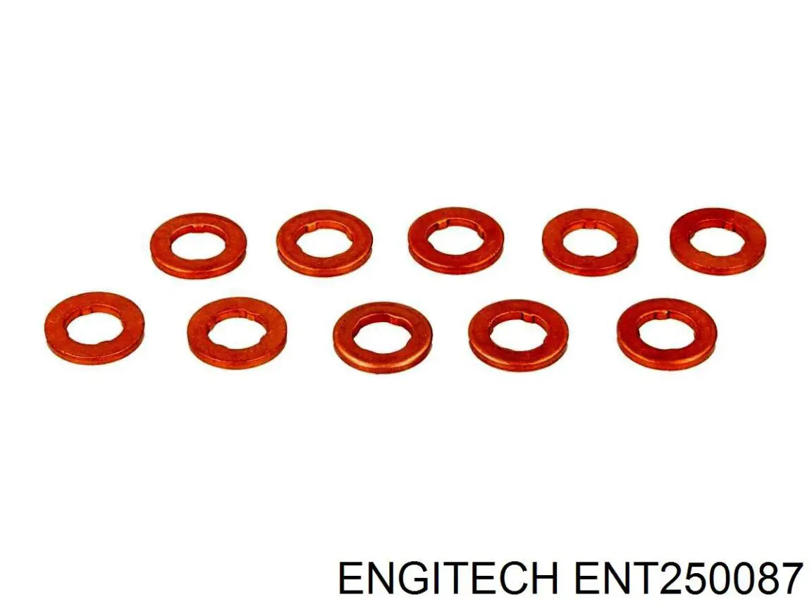 ENT250087 Engitech кольцо (шайба форсунки инжектора посадочное)