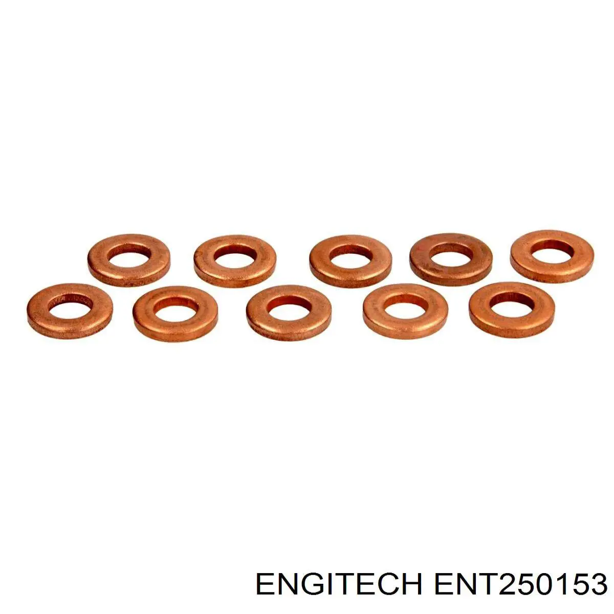 Кольцо (шайба) форсунки инжектора посадочное ENT250153 Engitech