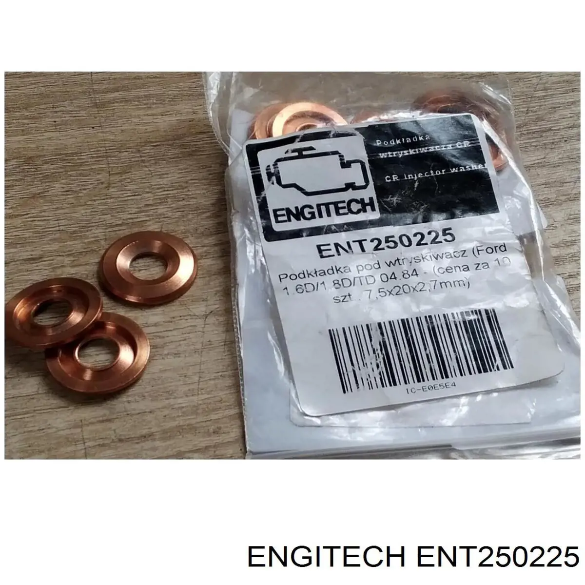 ENT250225 Engitech Кольцо форсунки инжектора посадочное
