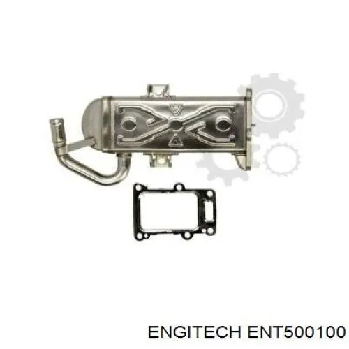 Enfriador EGR de recirculación de gases de escape ENT500100 Engitech