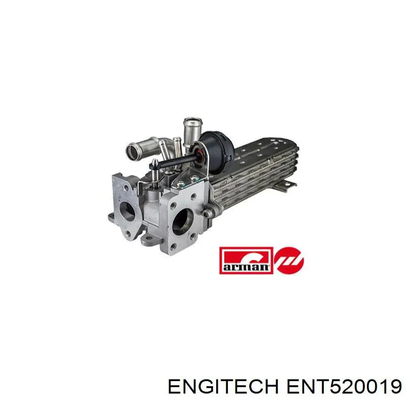 Радиатор системы EGR рециркуляции выхлопных газов Engitech ENT520019 цена, от 21.31 USD