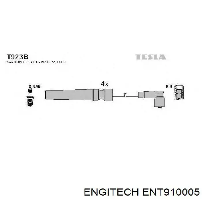 Высоковольтные провода ENT910005 Engitech