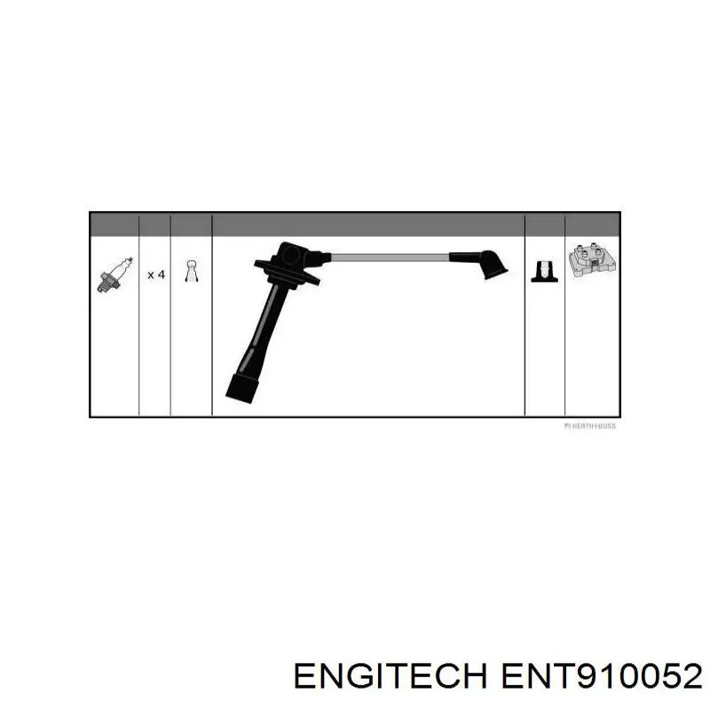 Провода зажигания Engitech ENT910052 цена, от 27.99 USD