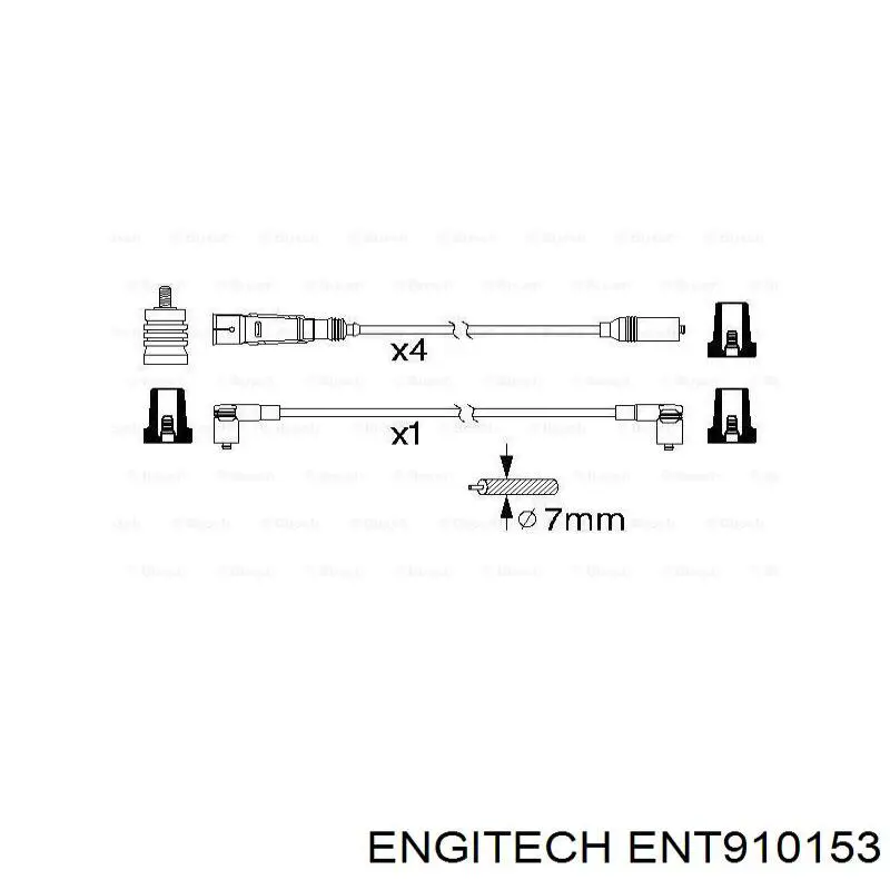 Провода зажигания Engitech ENT910153 цена, от 21.34 USD