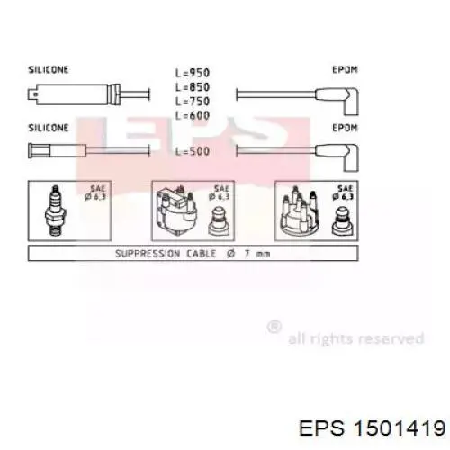 Высоковольтные провода PNP1332 Parts-Mall