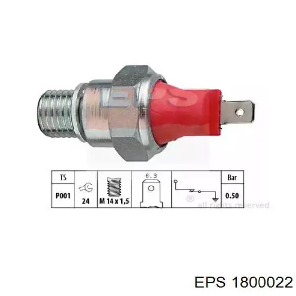 Датчик давления масла 1800022 EPS