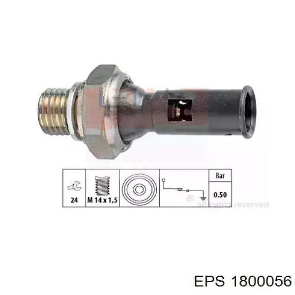 Манометры (указатель давления масла) EPS 1800056 цена, от 6.13 USD