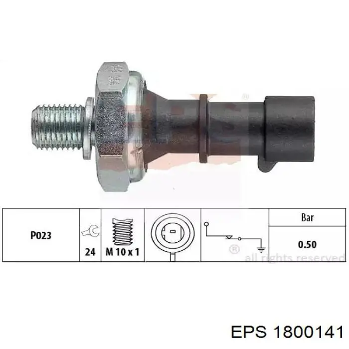 1800141 EPS sensor de pressão de óleo