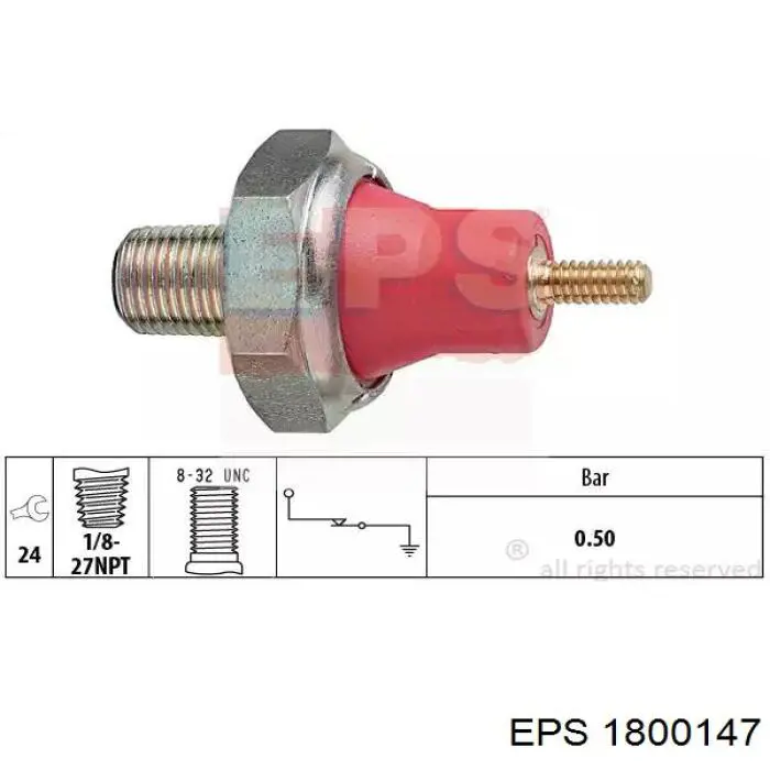 98AB9278BA Ford Датчик указателя давления масла