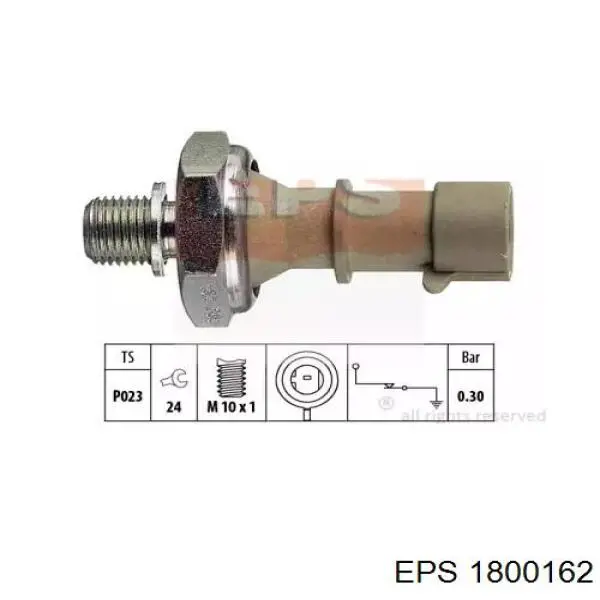 1800162 EPS sensor de pressão de óleo