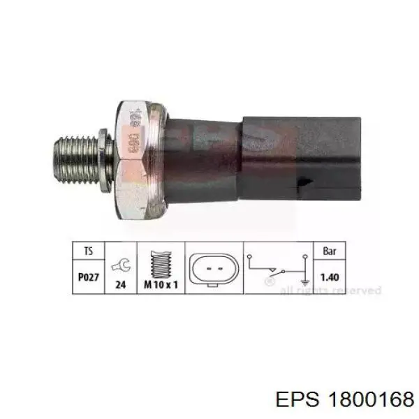 1800168 EPS sensor de pressão de óleo