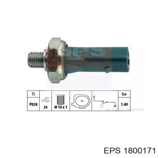 Датчик давления масла 1800171 EPS